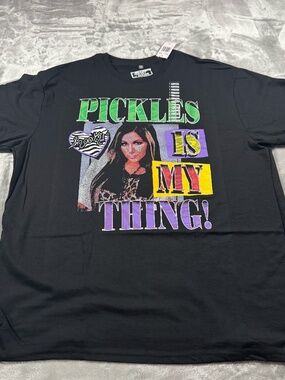 Jersey Shore Snooki "Pickles Is My Thing!" Graphic T-Shirt - 2XL - New with Tags